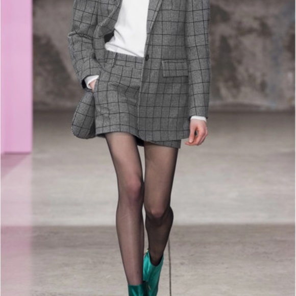 TIBI ALDRIDGE TWEED OVERSIZED BLAZER WOOL-BLEND - Picture 6 of 8